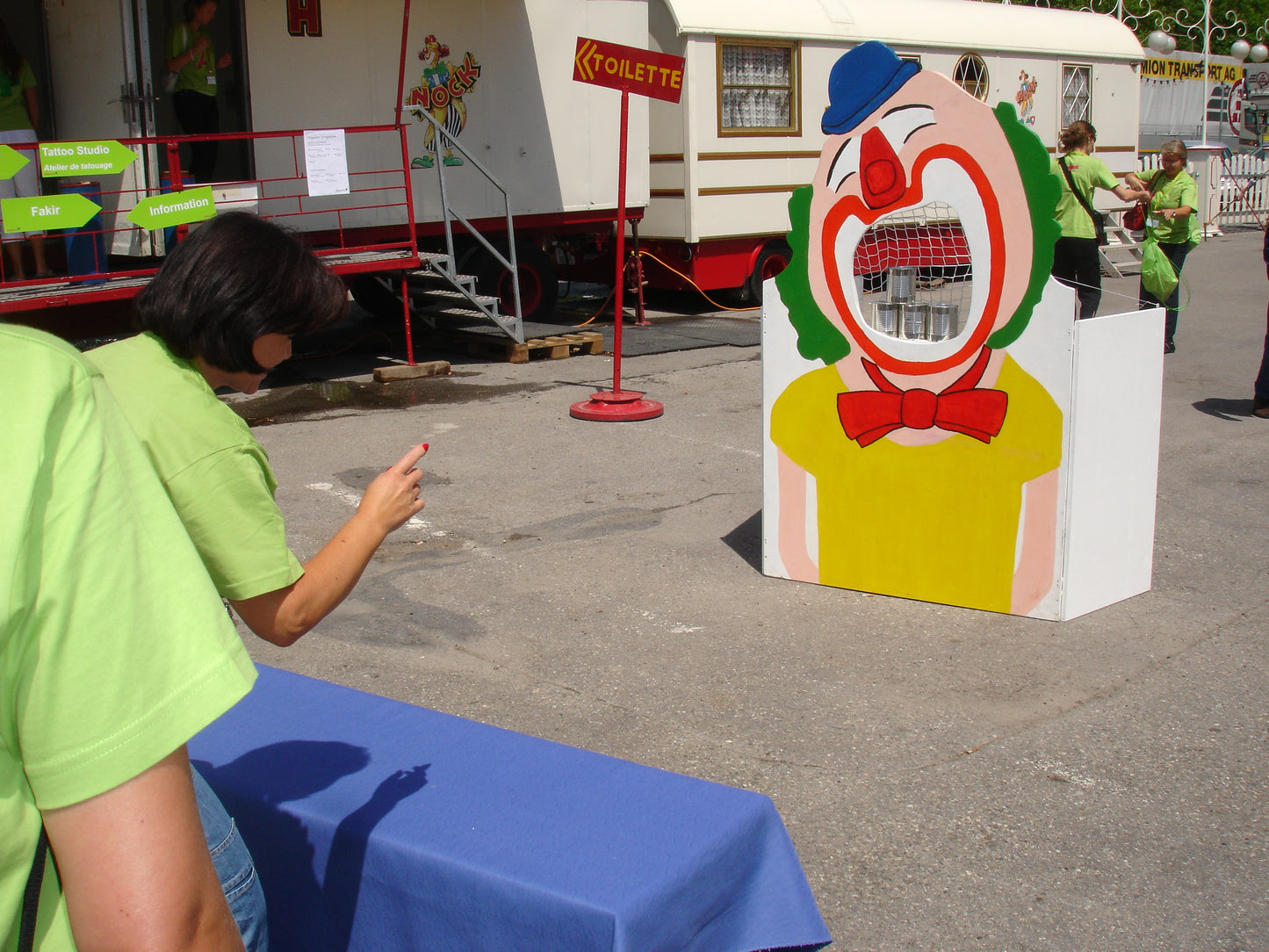 Büchsenwerfen "Clown"