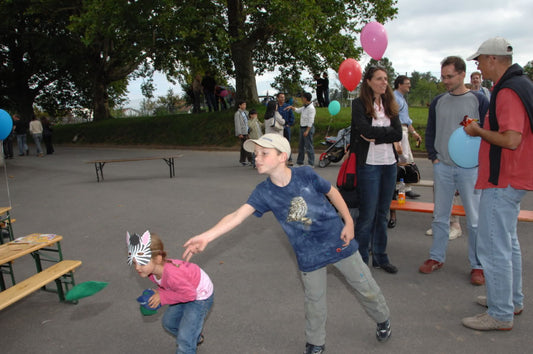 Milchkübel Sackwerfen