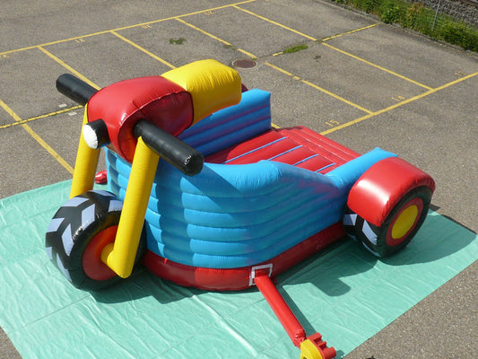 Hüpfburg Motorrad Töff