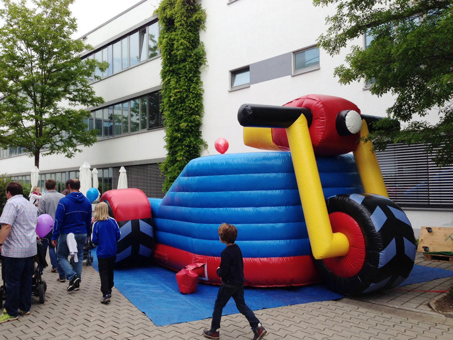 Hüpfburg Motorrad Töff