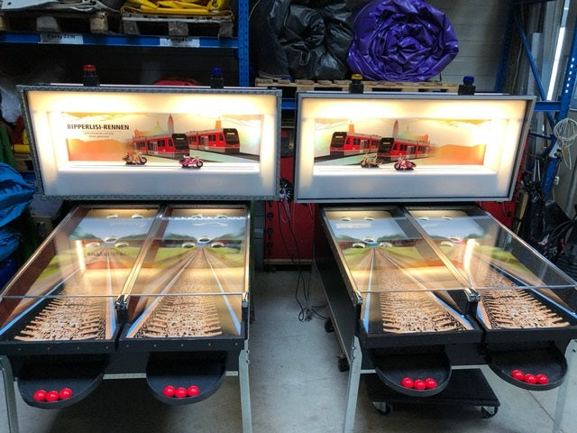 Eisenbahn- / Zugrennen Duell / Kugel