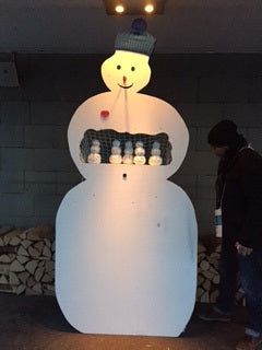 Büchsen- Schneemannwerfen