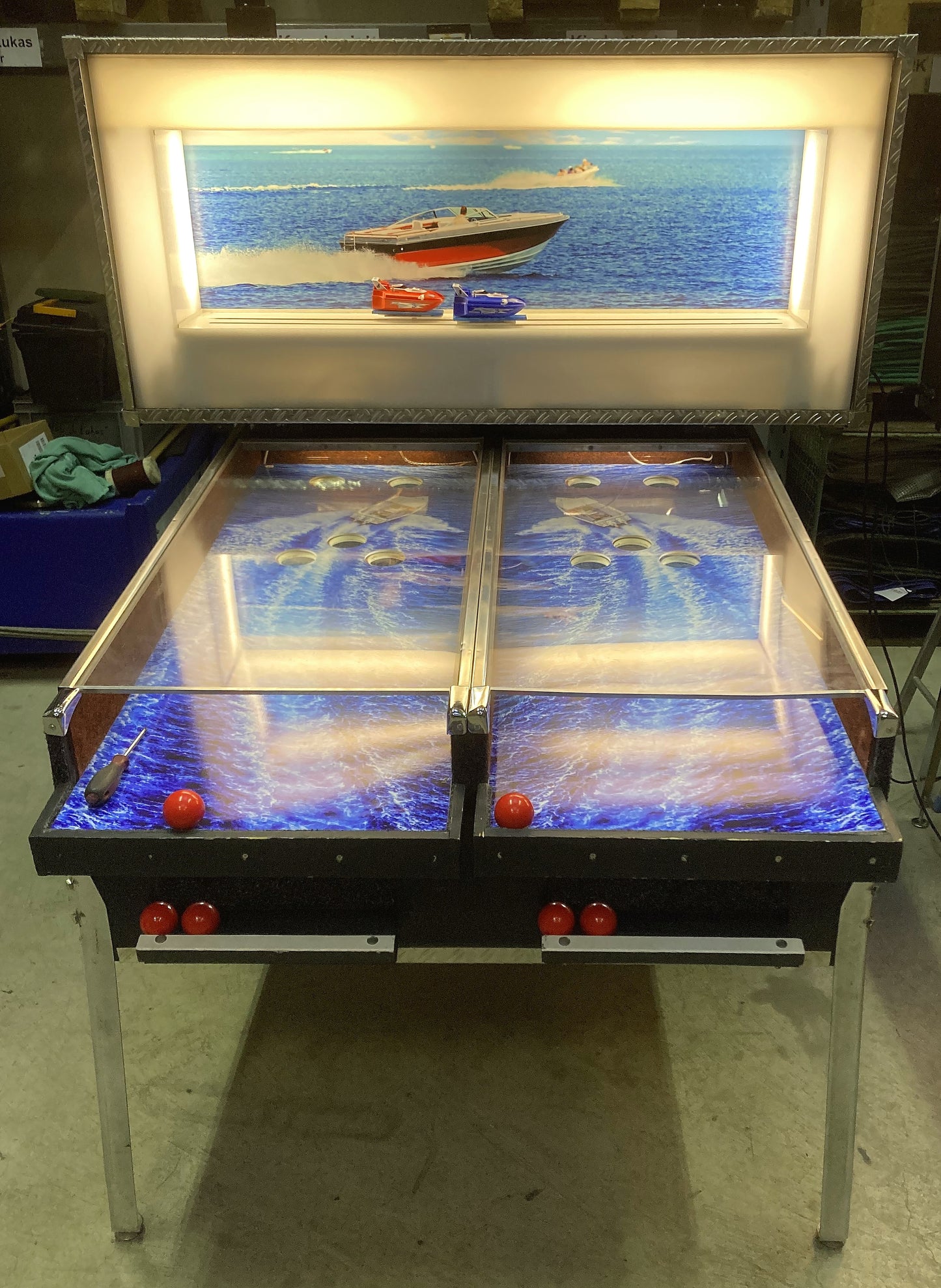 Boot Rennen Kugelspiel