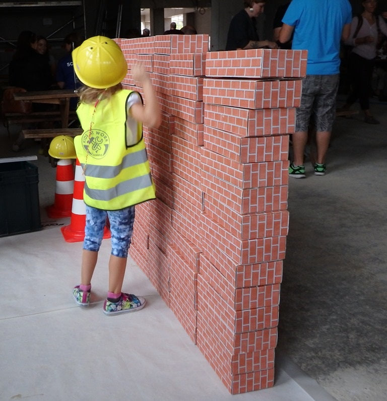 Bachsteine aus Karton