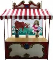 Milchkannen Zielschiessen Stand  Sackwerfen