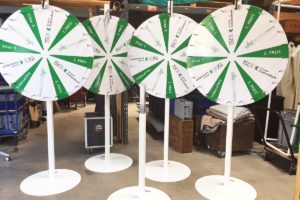 Glücksrad mit 24er Einteilung