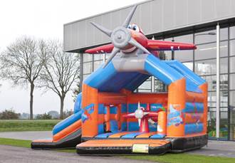 Hüpfburg Flugzeug