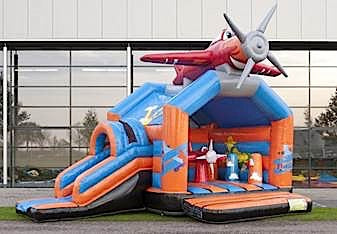 Hüpfburg Flugzeug