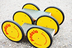 Pedalo mit 6 Rädern für 1 Pers.