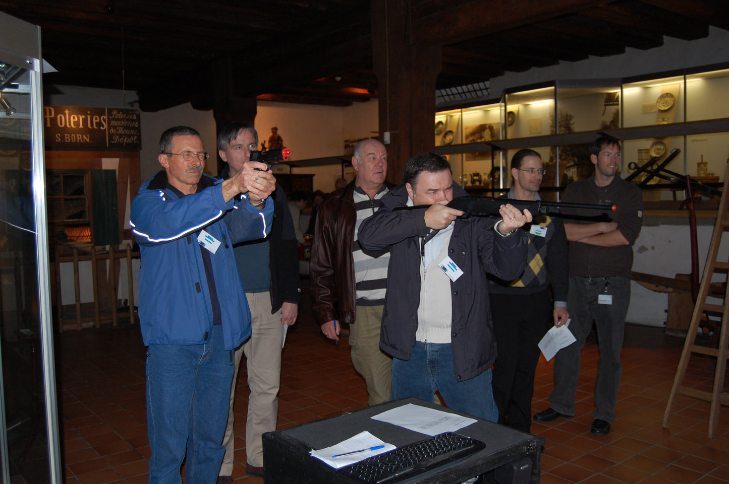 Laser Tontauben Schiess Stand