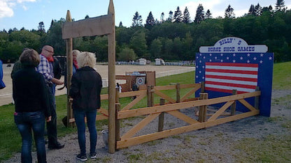 Hufeisen werfen Western