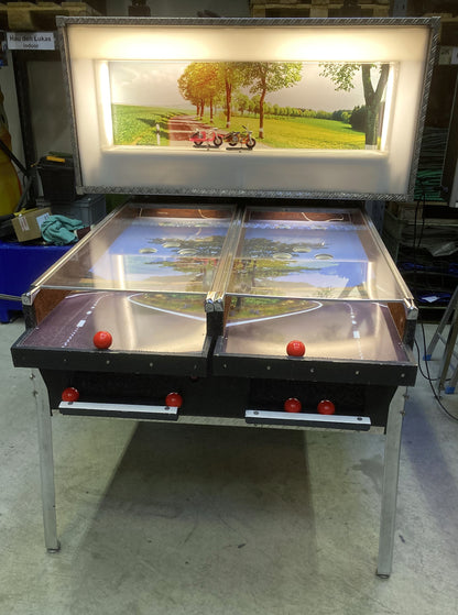 Vespa Motorrad Töff Rennen Kugelspiel