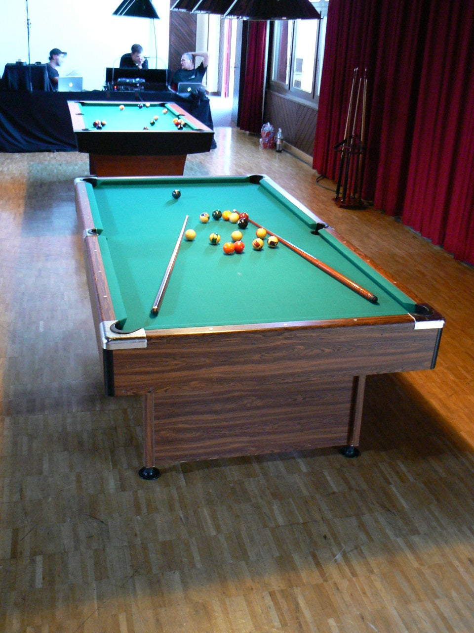 Billardtisch Grün