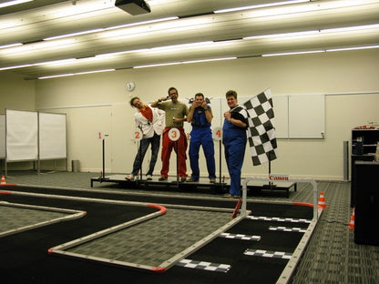 Race Car Rennen indoor
