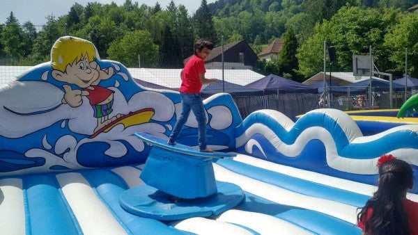 Surf Simulator blau weiss BO