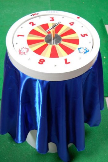 Glücksrad "Waagrecht" blau