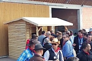 Schiess Salon mit Winchester